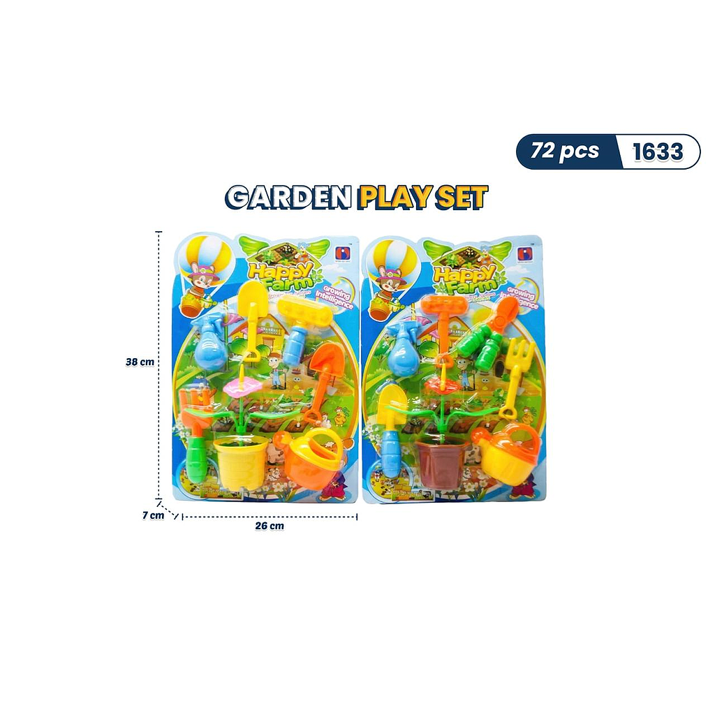 Mainan Berkebun Set Happy Farm 1 Inner 36 Pcs Press @72
