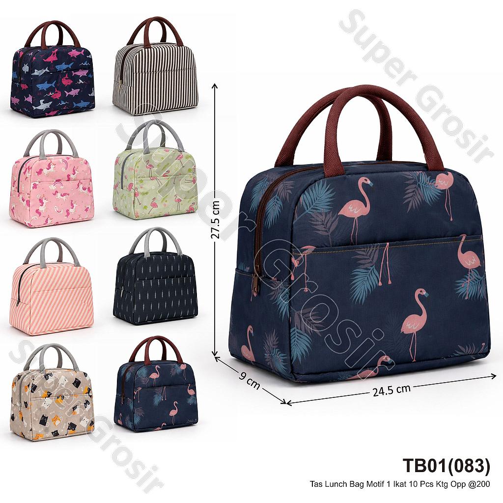 Tas Lunch Bag Motif 1 Ikat 10 Pcs Ktg Opp @200