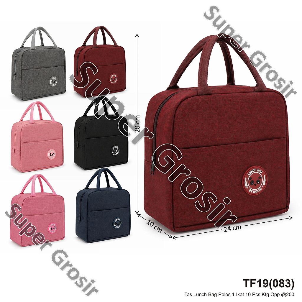 Tas Lunch Bag Polos 1 Ikat 10 Pcs Ktg Opp @200