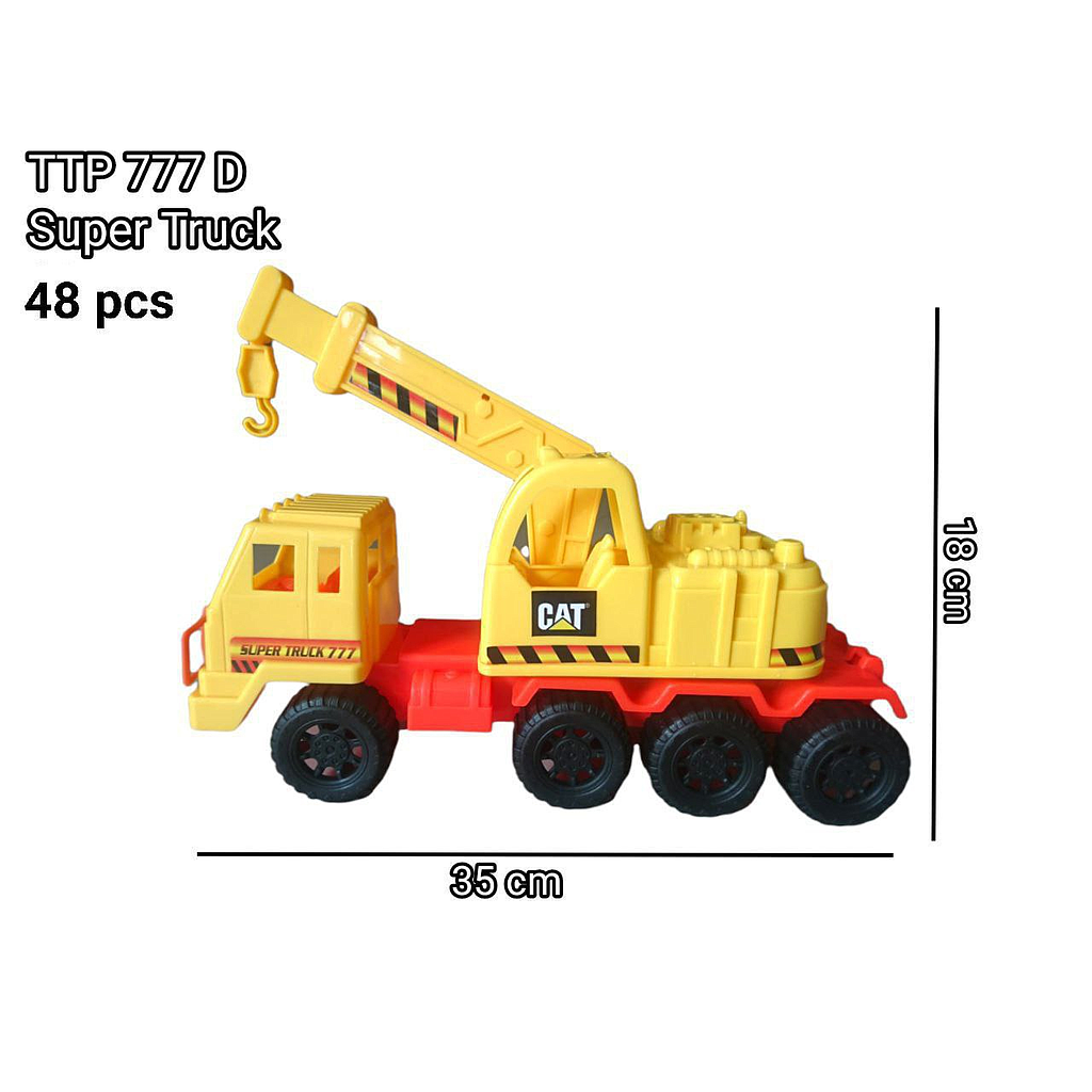 Truk Konstruksi Truk Derek Tronton 32cm F/W Super Truck 777 Ktg Opp @48