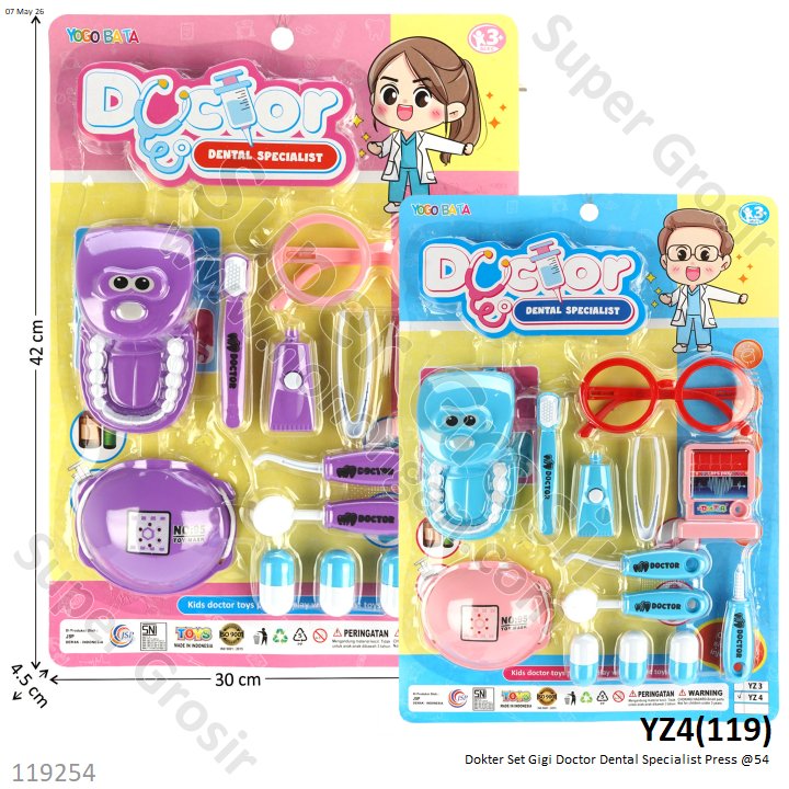 Dokter Set Gigi Doctor Dental Specialist Press @54