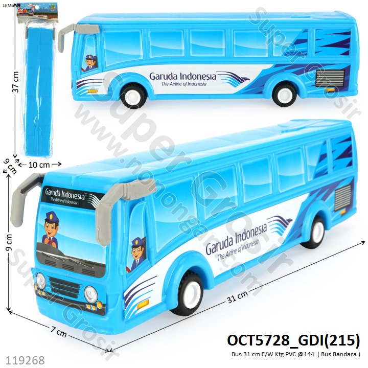 Bus 31 cm F/W Ktg PVC @144