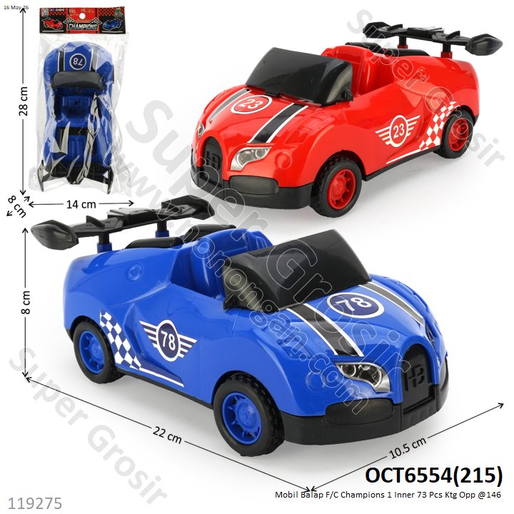 Mobil Balap F/C Champions 1 Inner 73 Pcs Ktg Opp @146