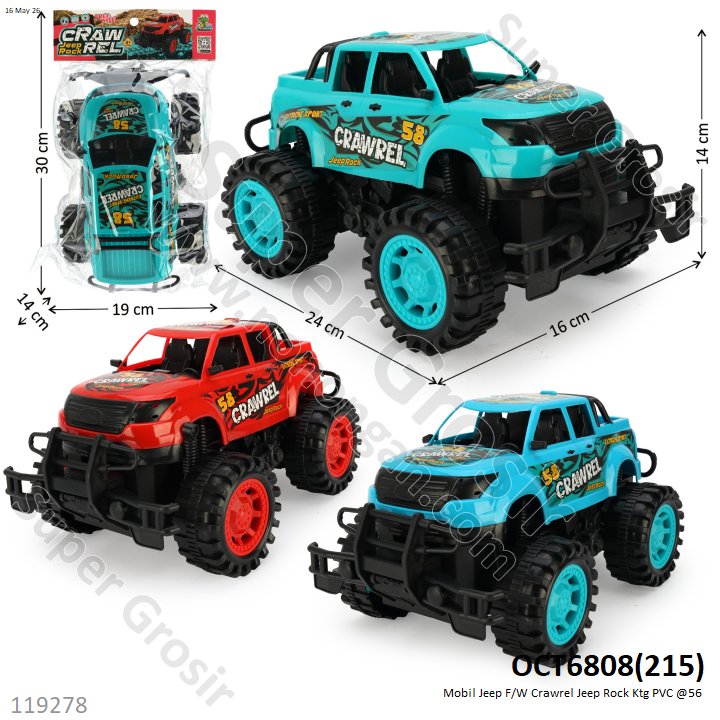 Mobil Jeep F/W Crawrel Jeep Rock Ktg PVC @56