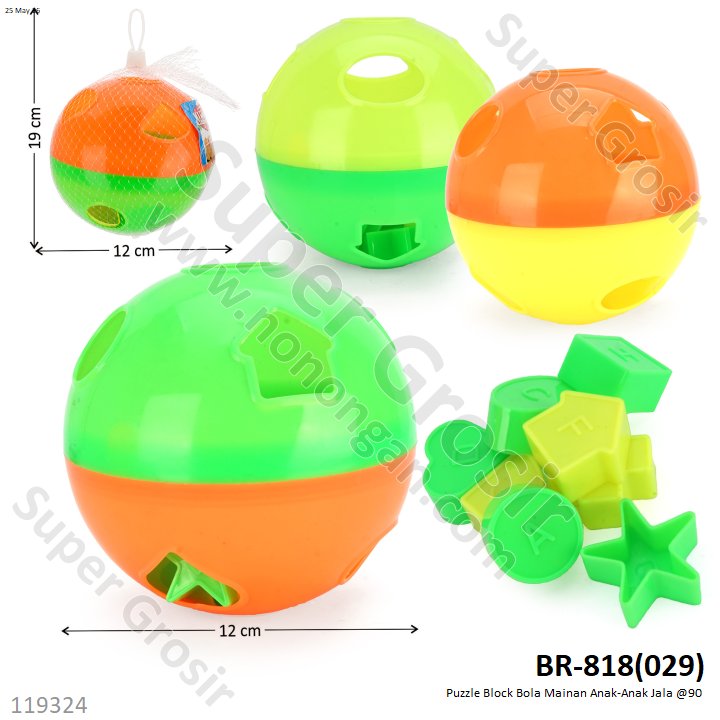 Puzzle Block Bola Mainan Anak-Anak Jala @90