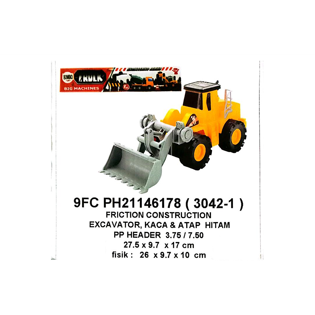 Bulldozer Roda Ban F/C Truck 1 Inner 45 Pcs Ktg Opp @90