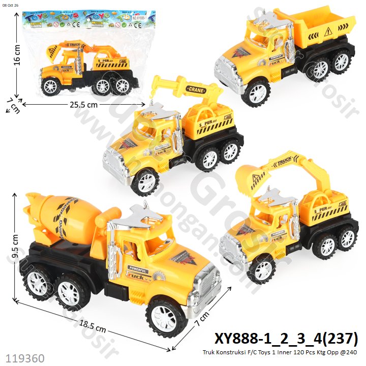 Truk Konstruksi F/C Toys 1 Inner 120 Pcs Ktg Opp @240