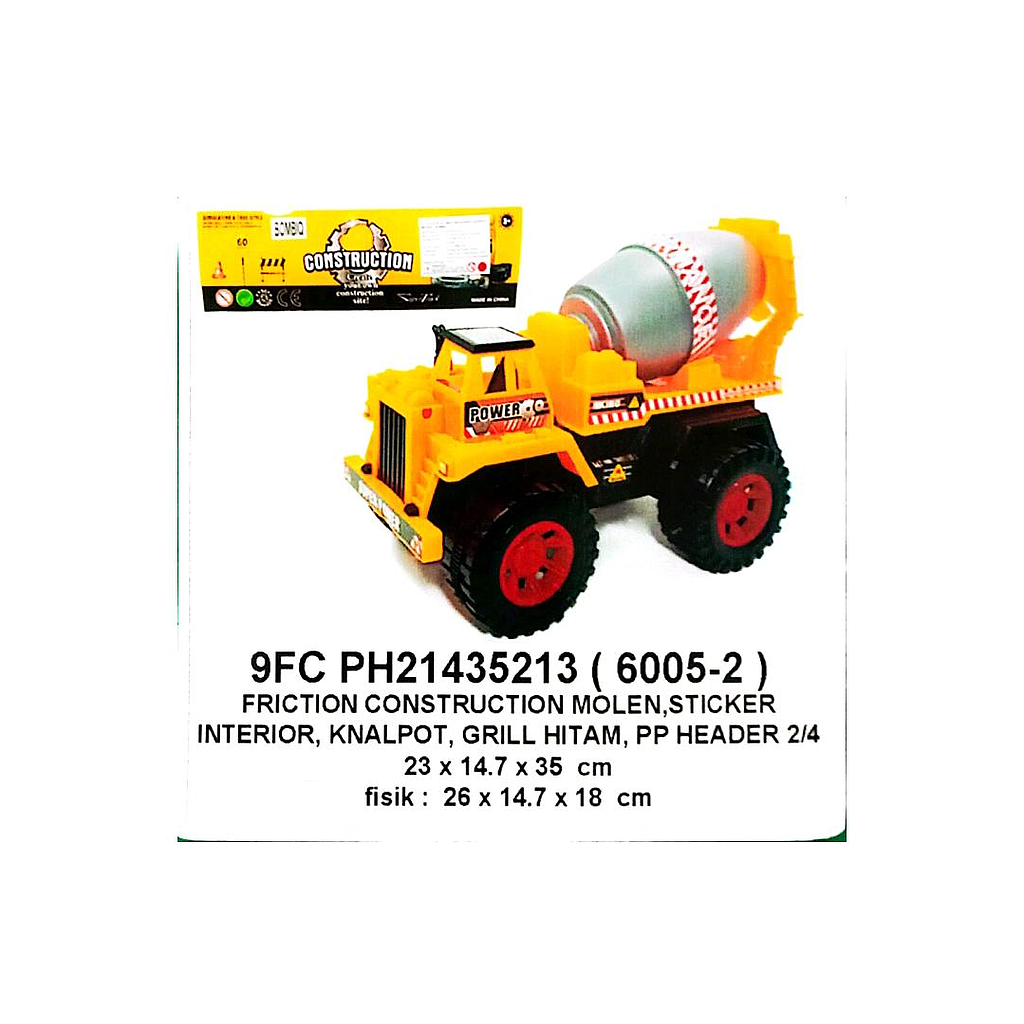 Truk Molen F/C Construction 1 Inner 24 Pcs Ktg Opp @48