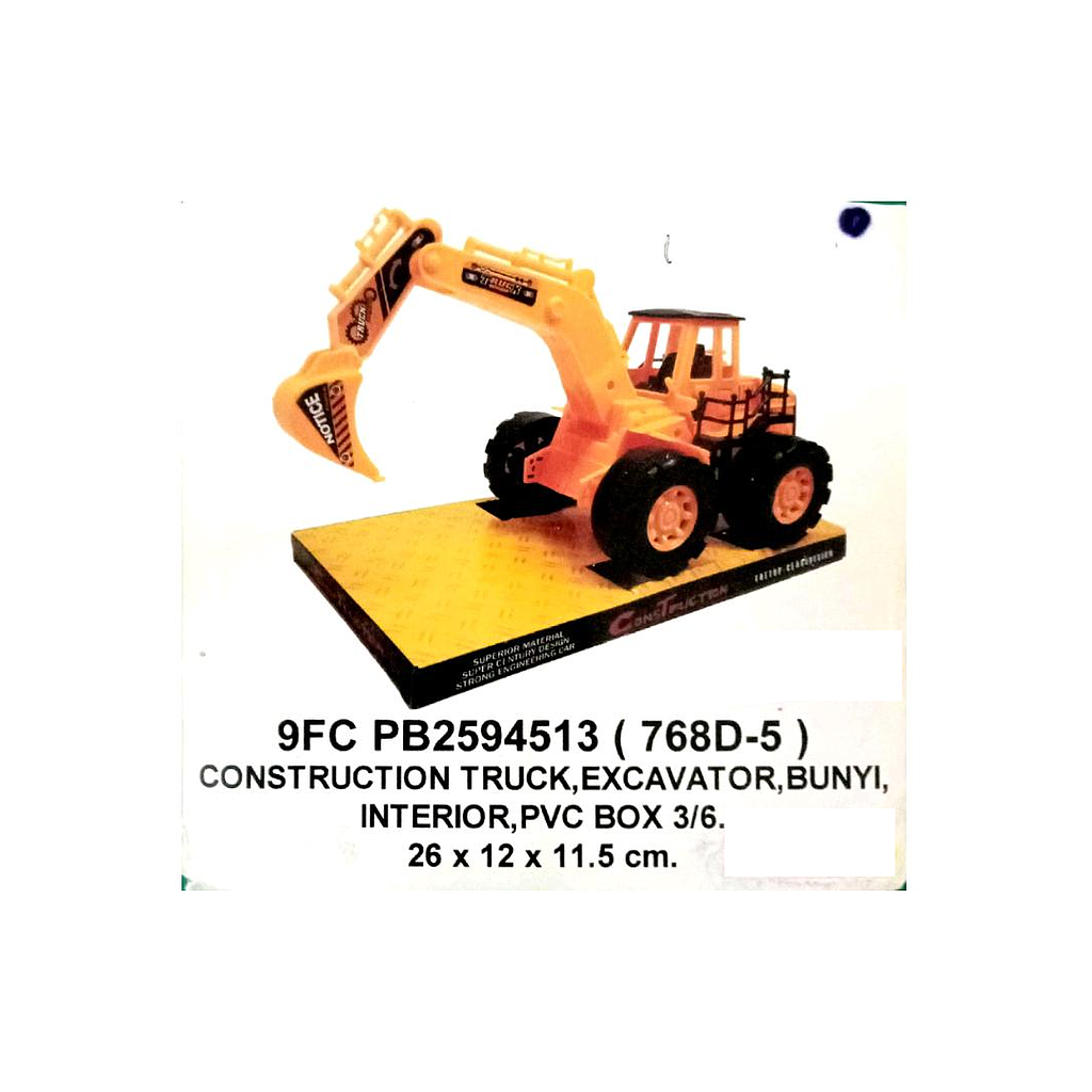 Truk Excavator F/C City Engineering Team 1 Inner 36 Pcs Box Mika @72