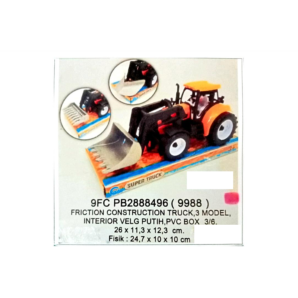 Bulldozer Roda Ban F/C Engineering Truck 1 Inner 36 Pcs Box Mika @72