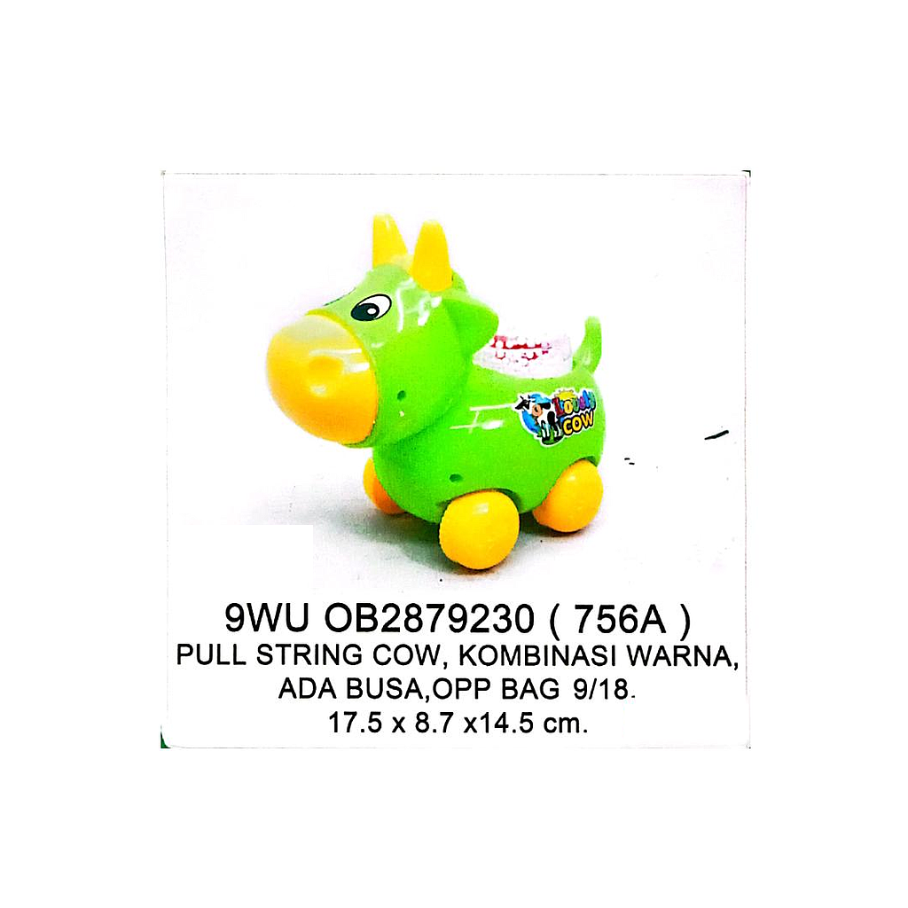 Hewan Sapi P/S Toys 1 Inner 108 Pcs Ktg Opp @216