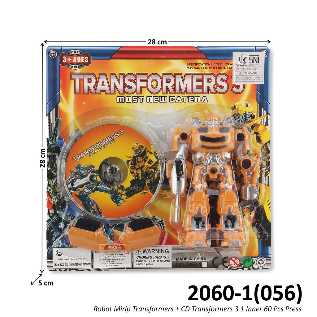 Robot Bumblebee + CD Transformers 3 1 Inner 60 Pcs Press @120