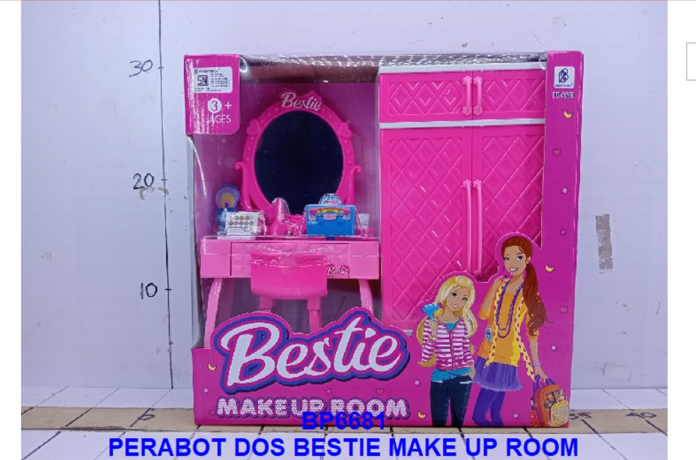 Make Up Set Meja Rias + Lemari Bestie Make Up Room Box Window @36