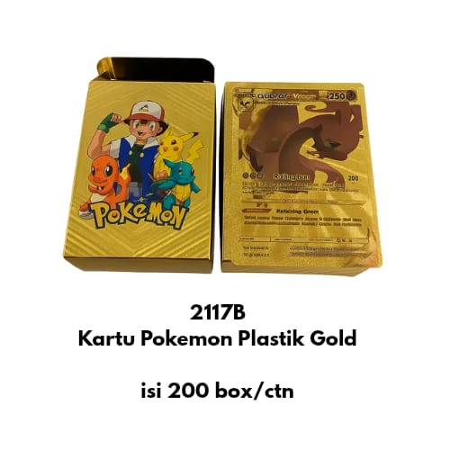 Kartu Pokemon Emas 55 Lembar 1 Box 10 Pcs Box @200