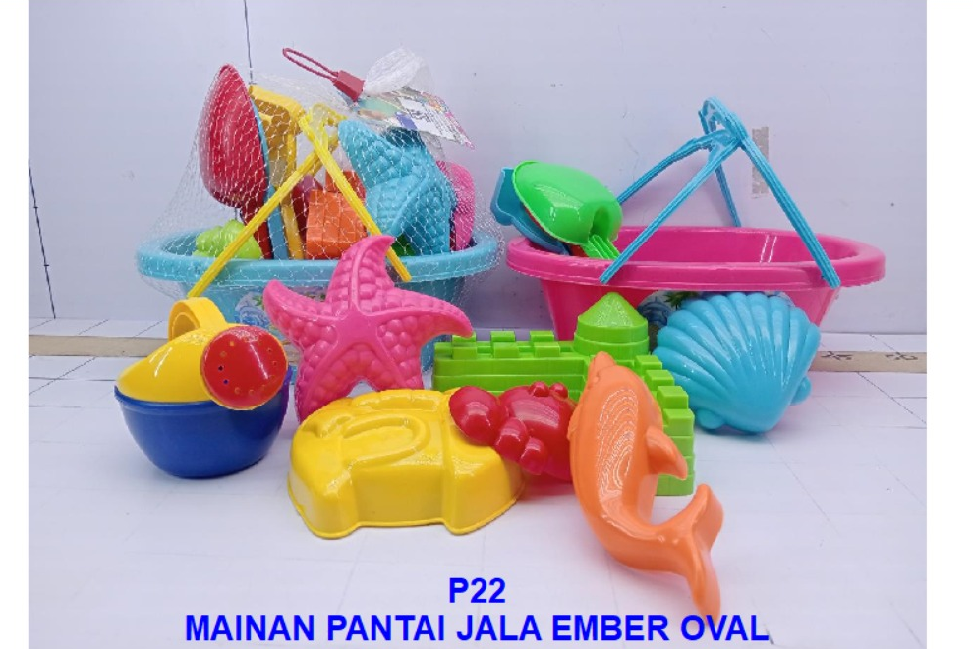 Cetakan Pasir Set Ember Oval dan Acc Castle Island Jala @36