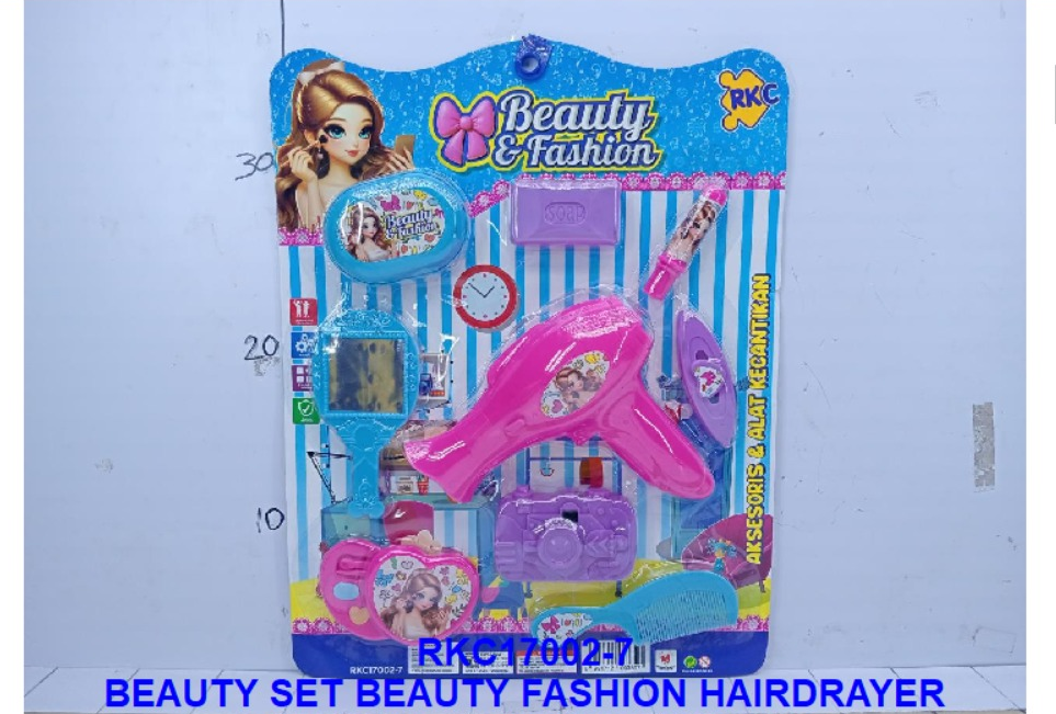 Peralatan Kecantikan Make Up Hairdryer Beauty &amp; Fashion 1 Inner 60 Pcs Press @120