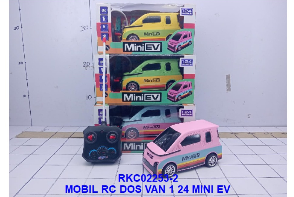 R/C Mobil Wuling Air EV 1:24 Lampu Mini EV 40 MHz 4 Channel 1 Ikat 4 Pcs 1 Inner 30 Pcs Box Window @60