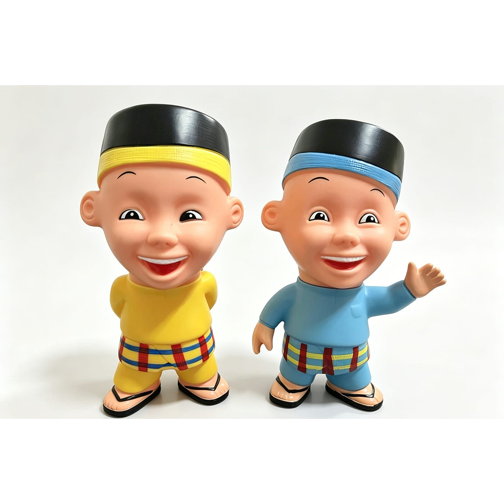 Boneka Cit-cit Upin Ipin Lampu Haha Jala @120