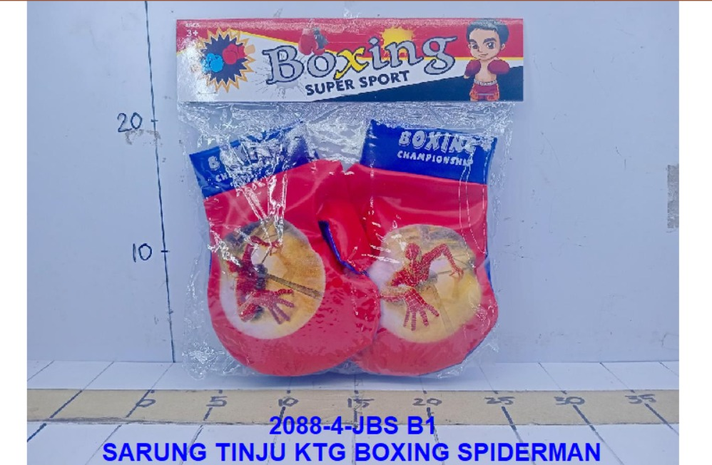 Sarung Tinju Spiderman Boxing 1 Inner 120 Pcs Ktg PVC @240