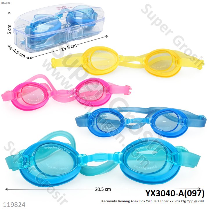 Kacamata Renang Anak Box Yizhile 1 Inner 72 Pcs Ktg Opp @288