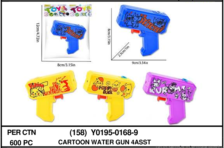 Pistol Air Karakter Toys 1 Pack 12 Pcs 1 Inner 300 Pcs Ktg Opp @600