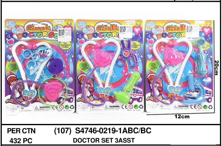 Dokter Set Girls Doctor Set 1 Inner 216 Pcs Press @432
