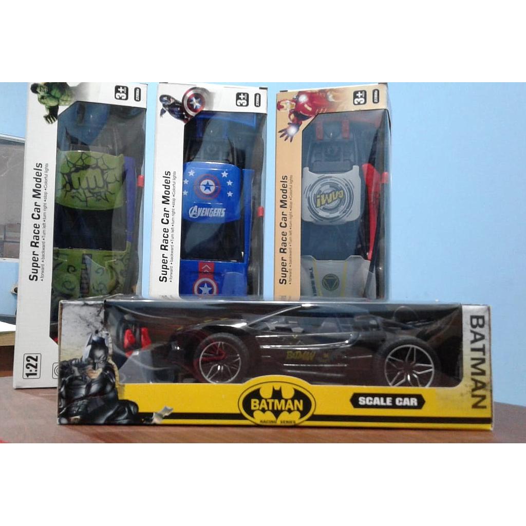 R/C Mobil Avengers 1:22 Charge + Kabel Charge Lampu Asap Scale Car 27 MHz 4 Channel XH-03-06BP / LY037F 1 Ikat 4 Pcs 1 Inner 60 Pcs Box Window @120