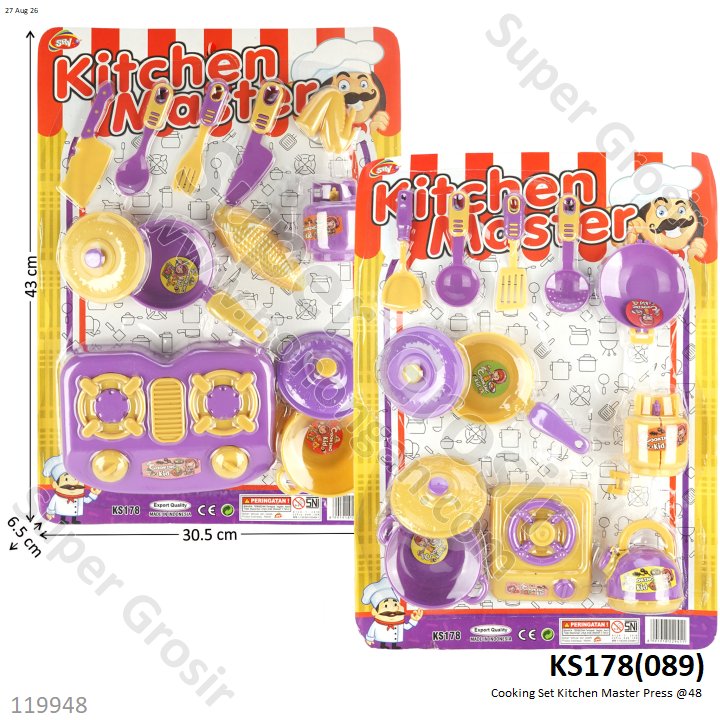 Cooking Set Kitchen Master Press @48