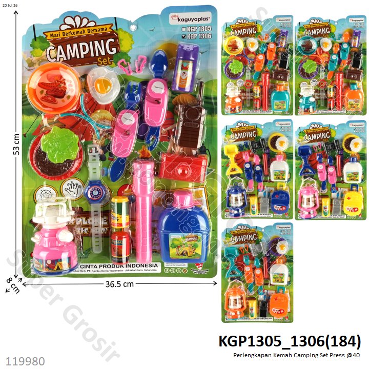 Perlengkapan Kemah Camping Set Press @40