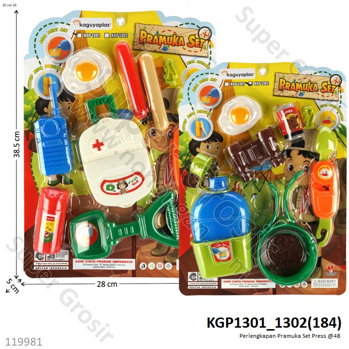Perlengkapan Pramuka Set Press @48