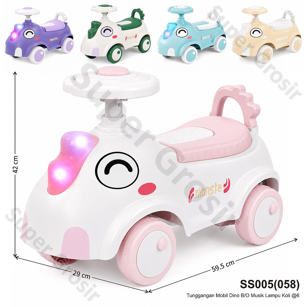 Tunggangan Mobil Dino B/O Musik Lampu Koli @6