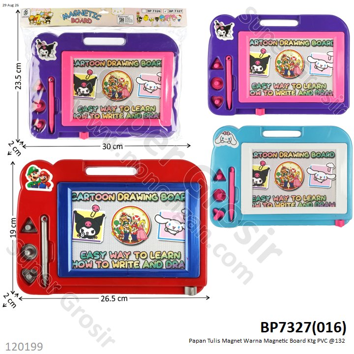 Papan Tulis Magnet Warna Magnetic Board Ktg PVC @132