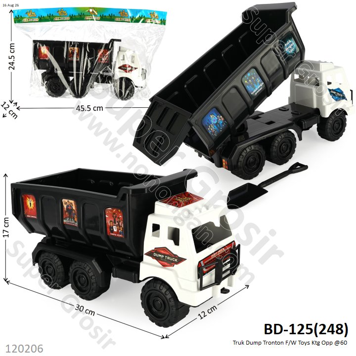 Truk Dump Tronton F/W Toys Ktg Opp @60
