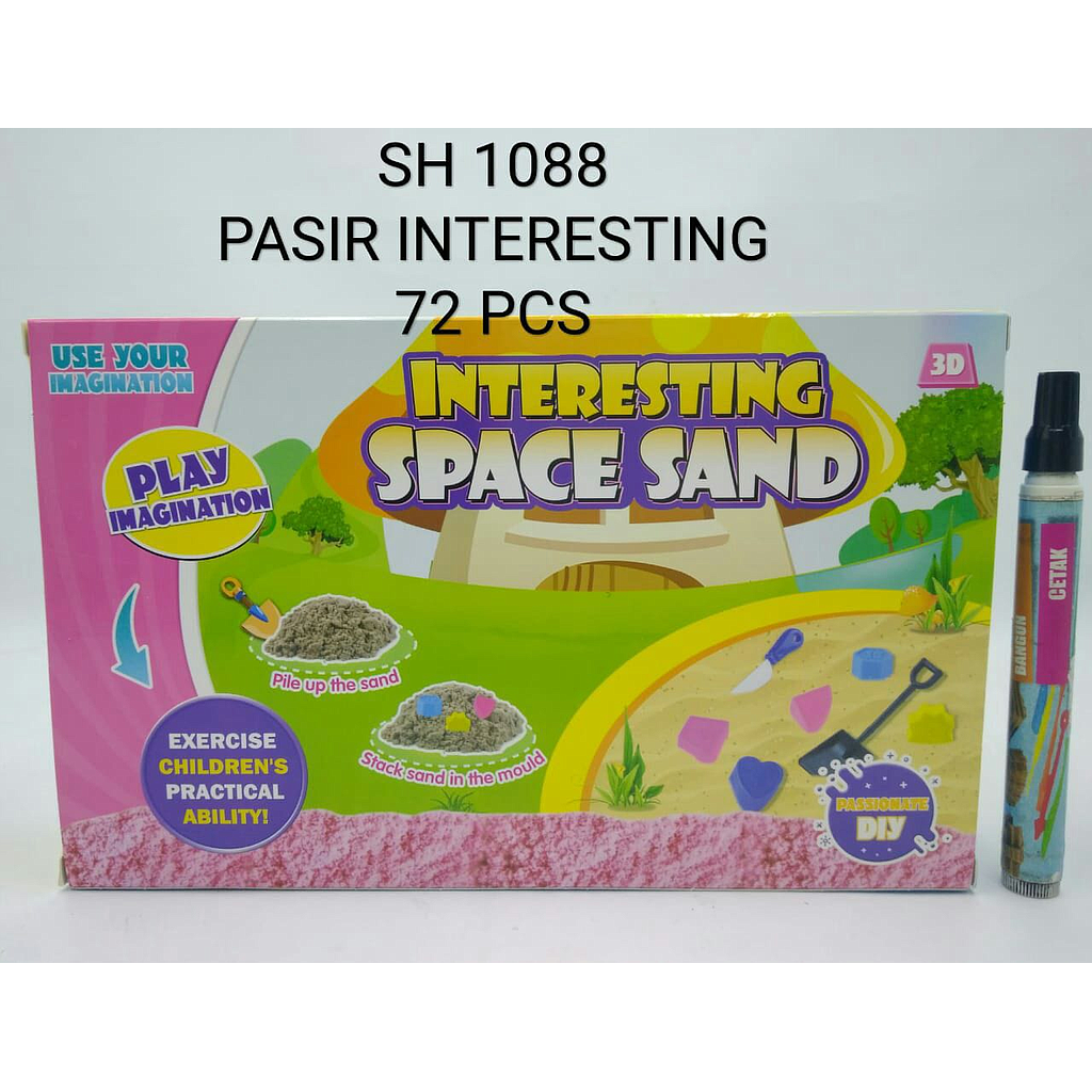 Magic Sand 150 gr Cetakan Interesteing / Cooking Box @72