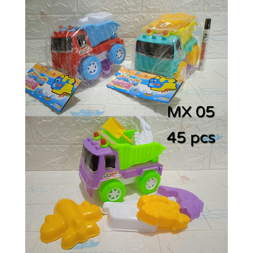 Cetakan Pasir Set Truk Dump F/C Pasir Dump Ktg PVC @45