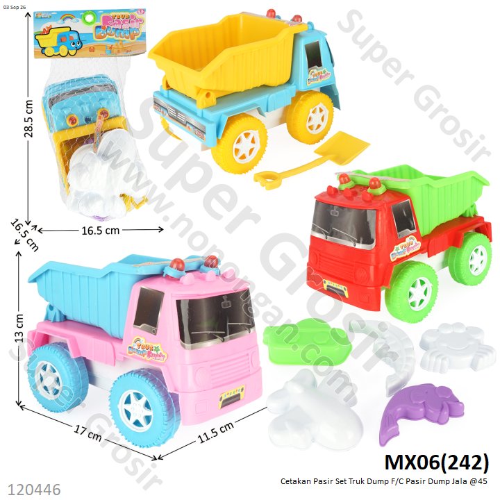 Cetakan Pasir Set Truk Dump F/C Pasir Dump Jala @45