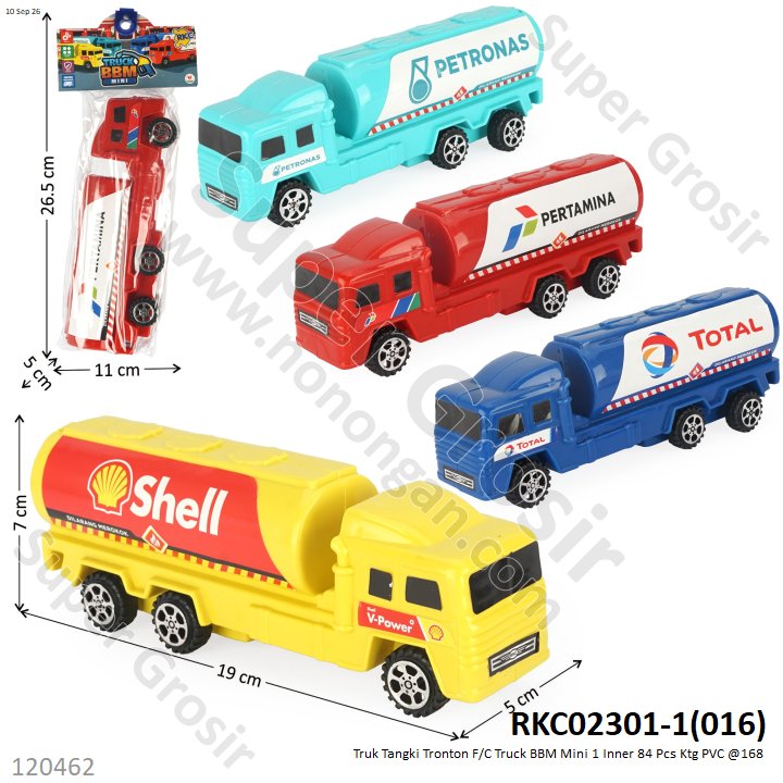 Truk Tangki Tronton F/C Truck BBM Mini 1 Inner 84 Pcs Ktg PVC @168