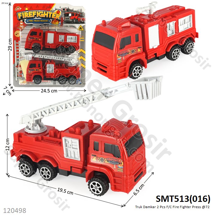 Truk Damkar 2 Pcs F/C Fire Fighter Press @72