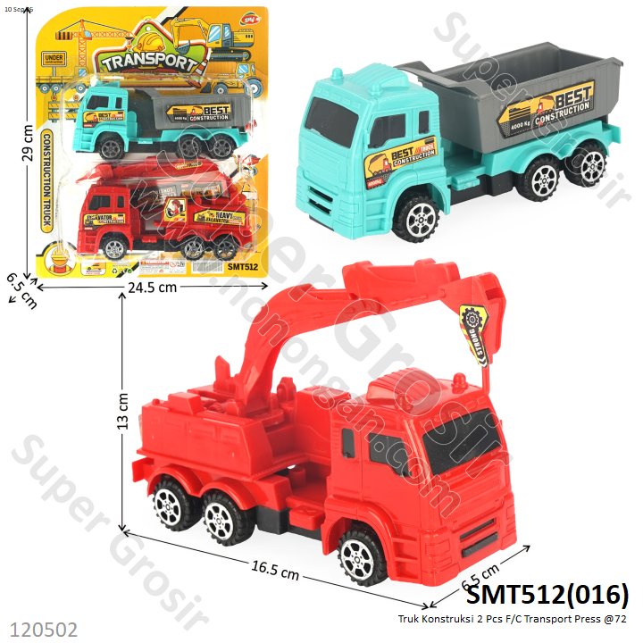 Truk Konstruksi 2 Pcs F/C Transport Press @72