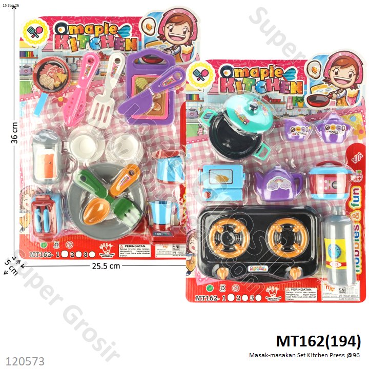 Masak-masakan Set Kitchen Press @96