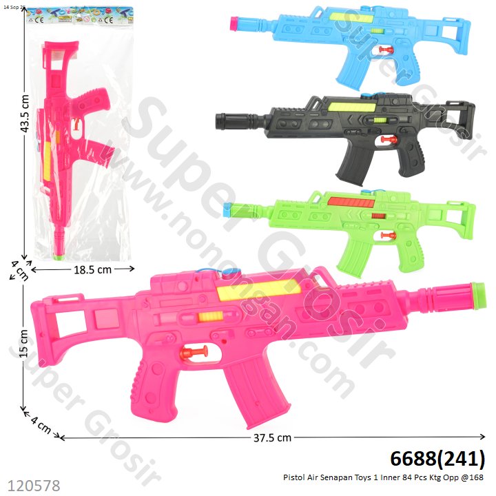 Pistol Air Senapan Toys 1 Inner 84 Pcs Ktg Opp @168
