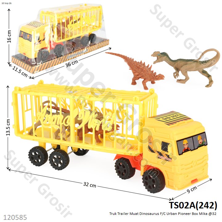 Truk Trailer Muat Dinosaurus F/C Urban Pioneer Box Mika @32