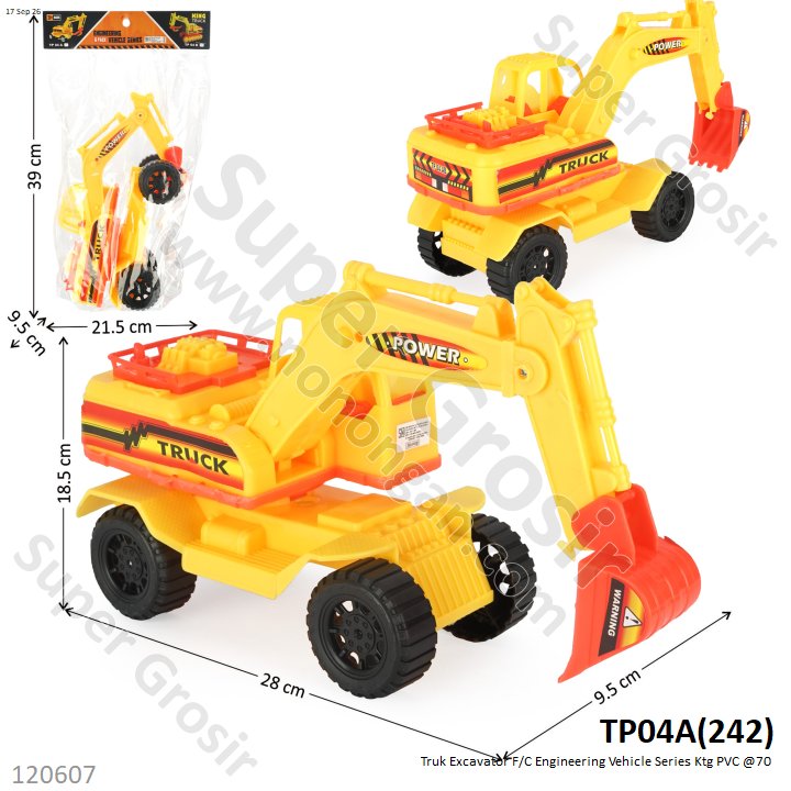 Truk Excavator F/C Engineering Vehicle Series Ktg PVC @70