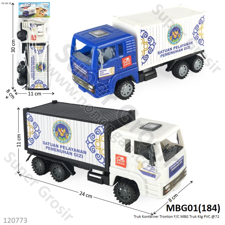 Truk Kontainer Tronton F/C MBG Truk Ktg PVC @72