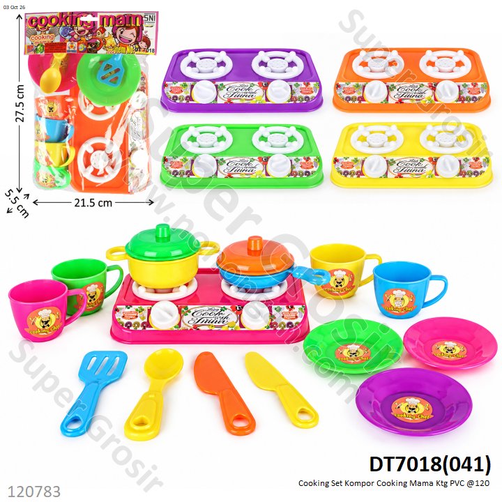 Cooking Set Kompor Cooking Mama Ktg PVC @120