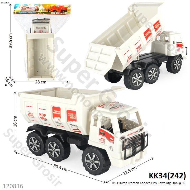 Truk Dump Tronton Kopdes F/W Town Ktg Opp @60
