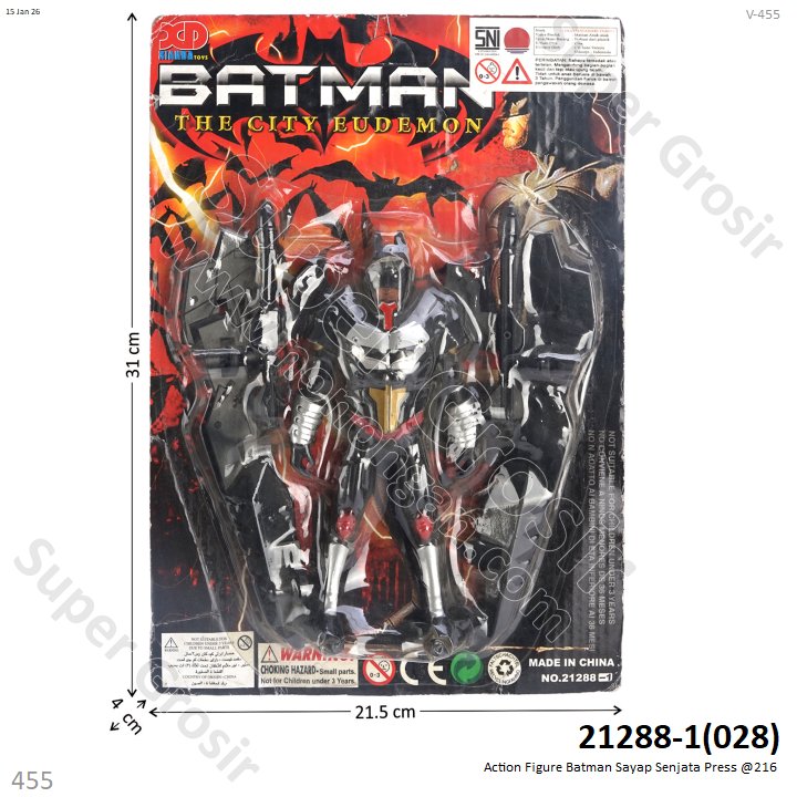 Action Figure Batman Sayap Senjata Press @216