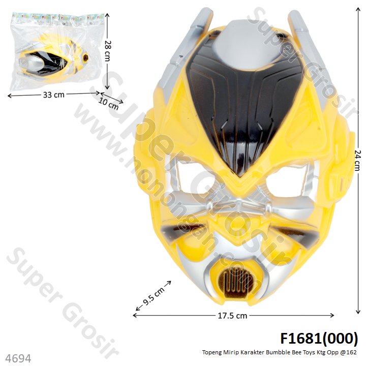 Topeng Bumblebee Toys 1 Inner 180 Pcs Ktg Opp @360