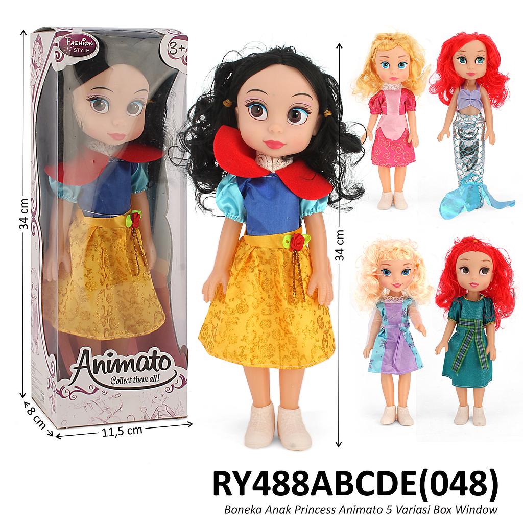 Boneka Princess 34 cm Animato Box Window @90