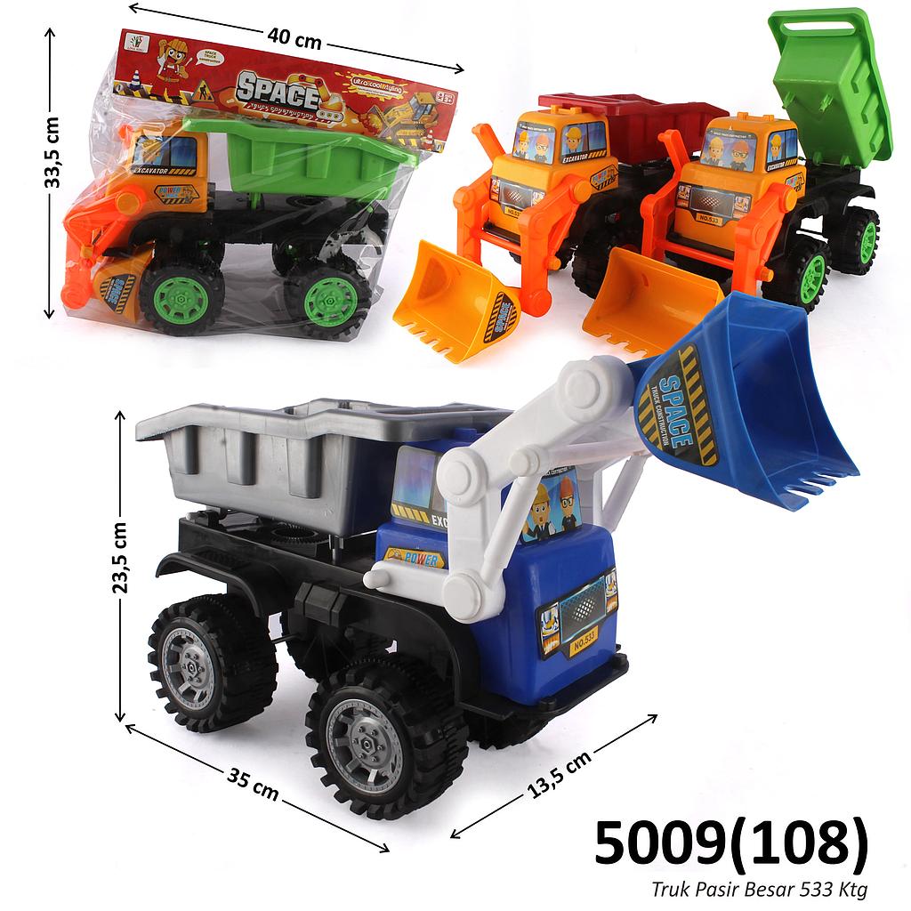 Truk Konstruksi Dobel Dump Bulldozer 35cm Space 533 Ktg @15